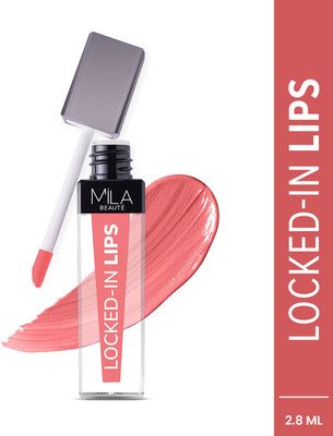 mila beaute Locked In Lips Liquid Lipstick 12 Hour Transfer Proof with Hyaluronic Acid Shade(Sweet Candy, 4.5 ml)