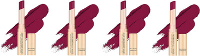 Luipui Premium Air Matte Color Bliss Liquid Lipstick / Lightweight,Waterproof (Sets 4(rich maroon, 24 ml)