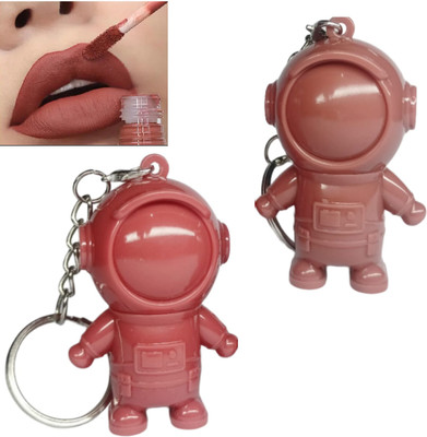 Gonegal Robot Keychain Matte Lipstick Velvet Finish & Long Lasting Lip Gloss(Multicolor, 80 g)