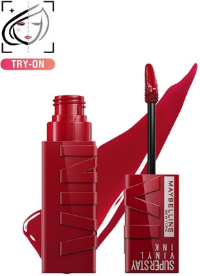 MAYBELLINE NEW YORK Superstay Vinyl Ink Liquid Lipstick, Lippy I High Shine for up to 16hr(Lippy, 4.2 ml)