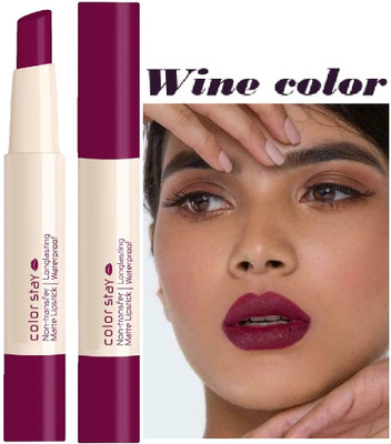 DARVING Ultra Matte Plush Velvet Lipstick Non Transfer(WINE, 2.1 g)