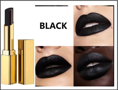 USBK 16Hr Lipstick,Black lipstick Lightweight & Transfer proof(BLACK, 3.6 g)