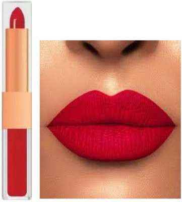 Luipui RED MATTE LIPSTICK CRAYON + LIQUID PACK OF 1(RED, 6 g)
