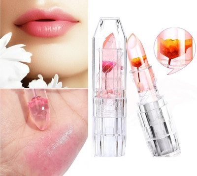 SEUNG Lipstick Temperature Change Moisturizer flower Magic Color Change Lip Gloss(PINK, 3.6 g)