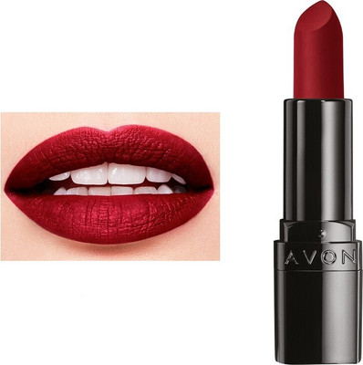AVON True Color Perfectly Matte Reds Lipstick(Rose Red, 4 g)