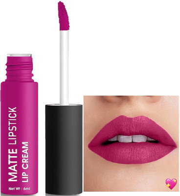 DARVING Matte Lips Color Waterproof Non Transfer Liquid(Icon, 6 ml)