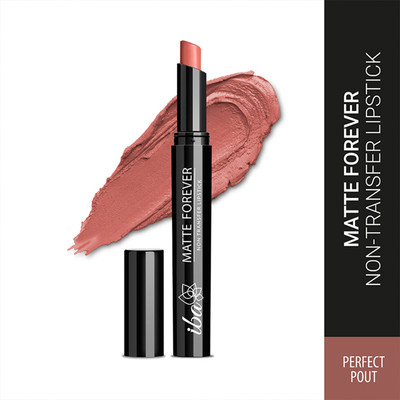 Iba Matte Forever Non-Transfer Lipstick | Matte Finish | Highly Pigmented(03 Perfect Pout, 2 g)