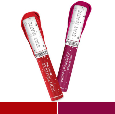 FORFOR Star Matte Long Last Liquid Lipstick Super Pigmented Waterproof(Tangerine Red , Berry Magenta, 5 ml)