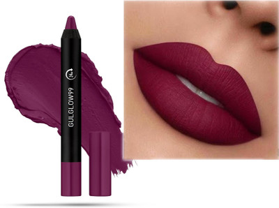 GULGLOW99 Korean Non Transfer Matte Lipstick | Waterproof & Smudgeproof(GRAPE WINE, 3.5 g)