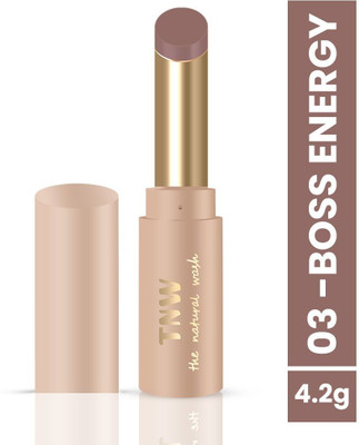 TNW - The Natural Wash Longstay Powdery Mousse Semi Matte Lipstick | Boss Energy (Purple)(Purple, 4.2 g)