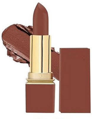 Luipui Creamy Matte Lipstick, Long Lasting, Moisturizes & Hydrates Lips (Sets of 1)(Brown, 4 ml)