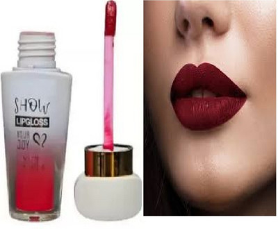 Luipui new trending maroon matte finish lipstick pack of 1(maroon, 6 ml)