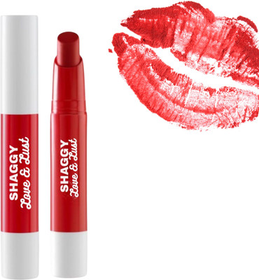 SHAGGY Crayon Lipstick waterproof Long Lasting Matte Finish Crayon(red3.5 gm)(red, 3.5 g)