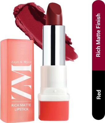 ZM Zayn & Myza Rich Matte Lipstick With Argan oil & Shea Butter | Smooth & Light Weight(Girl Boss, 4.2 g)