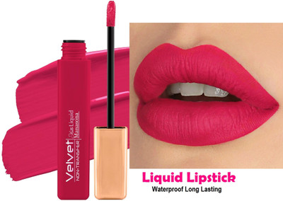 manasona Neon pink Soft Touch Matte Liquid Lipstick, Non Drying Formula(Neon Pink, 5 ml)