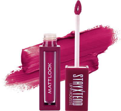 MATTLOOK Stayxtend Lip Mousse Enriched With Vitamin E & Non Sticky(14 Lively Magenta, 4 ml)