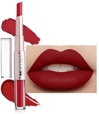 REIMICHI Matte liquid and Matte Lip Makeup 2 in 1 Velvet Lipstick(RED, 12 ml)