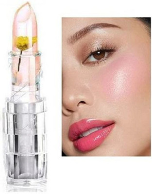 GULGLOW99 Waterproof Flower Lipstick Jelly Flower Transparent Color Changing(3.6 g, yellow)