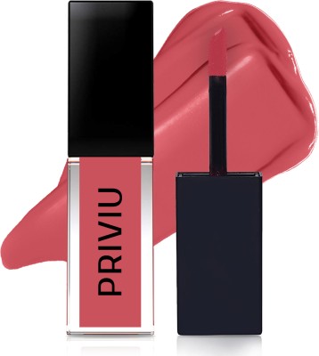 PRIVIU All Day Matte Liquid Lipcolour(305 Coral Bloom, 4.5 ml)