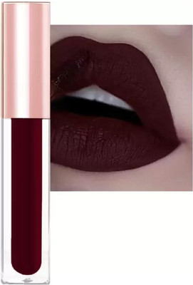 GULGLOW99 Matte Lipstick Waterproof & Smudge Proof Long Lasting Pigmented Lip(Maroon, 6 ml)