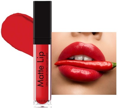 Luster Shine One Swipe Pigmentation Long-Lasting Lipstick(RED, 6 ml)