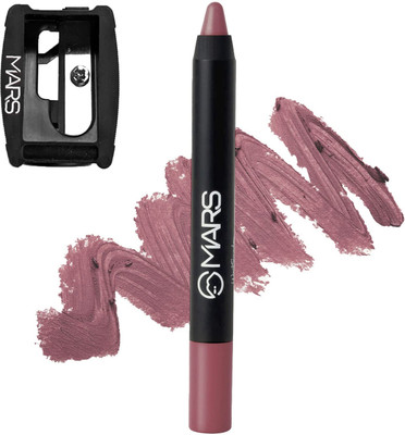 MARS Smudge Proof Long Lasting Matte Lip Crayon Lipstick With Sharpner(I Am Cute, 3.5 g)