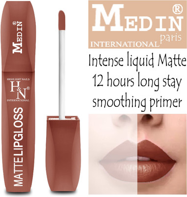 MEDIN Paris H&n Matte lip gloss liquid lipsticks combo set 1(Brown, 8 ml)
