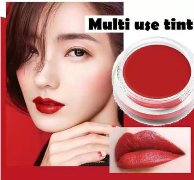 GABBU Use 3 in 1 Lip, Eye & Cheek Tint muliti use lip balm(red, 8 g)