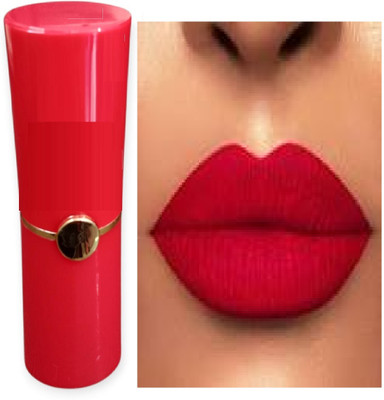 Luipui red crayon matte look lipstick waterproof and awesome(red, 6 g)