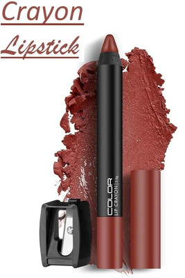 DARYUE Transferproof & Smudgeproof | Lasts upto 18hrs | Crayon Lipstick(Coffee Brown, 3.5 g)