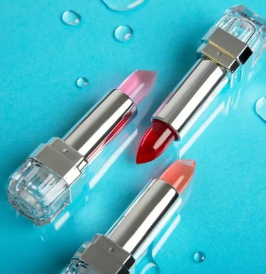Jiwoo Gel color change to pink lip care moisturizing multi color lipstick(pink, 10.8 g)