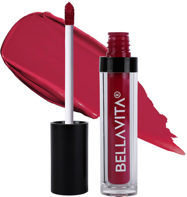 BELLAVITA Liquid Lipstick, Intense Moisturisation, Ultra Matte Finish(Pink Pout, 4.5 ml)