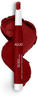ADJD Moisturising, Long lasting Smudge-Proof Pro Matte Lip Crayon(Flaming Red, 3.5 g)