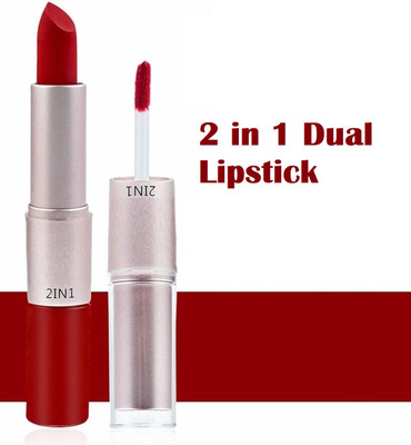 Neycare Hydrating and Long Lasting Upto 12 hrs | 2 in 1 Dual Lipstick(Red, 8 g)