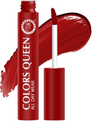 COLORS QUEEN All Day Wear Highly Pigmented Long Lasting Non Transfer Liquid Lipstick(Red Boots, 12 g)