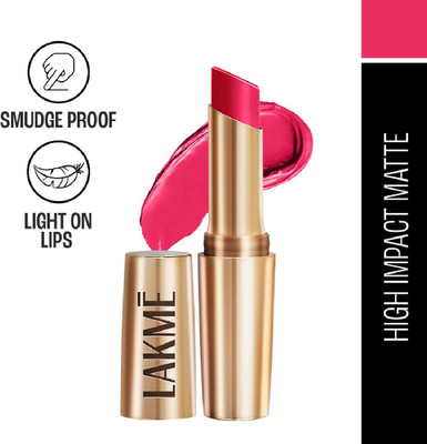 Lakmé 9TO5 Primer + Matte Lip Color(Pink Perfect, 3.6 g)