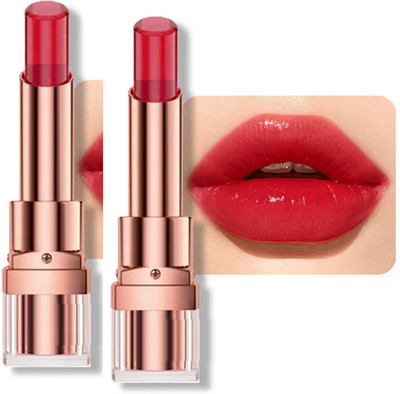 ADJD Combo Hydrating for dry and Chapped lip Moisturizing Lipstick Long Lasting(RED, 7.2 g)