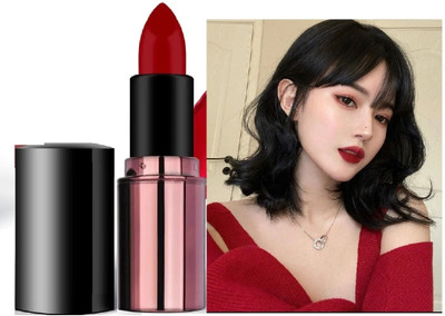 GABBU Creamy Touch Lipstick | Highly Pigmented | Long Lasting & Keeps Lip Moisturising(Dark Red, 4 g)