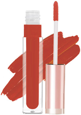 Latixmat Moisture & Longstay Sensational Liquid Matte Lipstick(Rust Brown, 6 ml)