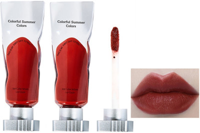 ADJD COMBO RED Ice Cube Matte Lipstick Velvet Transparent Lip Glaze Pigment(RED, 8 g)