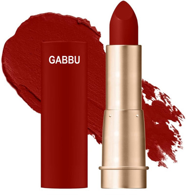 GABBU Korean All-Day Matte Finish Lipstick(RED, 3.5 g)