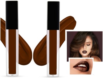 REIMICHI KISS PROOF & MASK PROOF LONG LASTING BROWNIE MATTE ME LIPSTICK SET(BROWNIE, 6 ml)