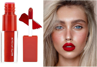 Yuency SOFT MATTE RED LIPSTICK(red, 3 ml)