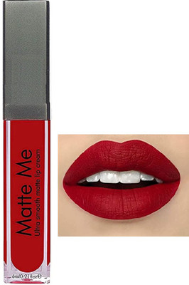 VEDZMe Matte ME Liquid Deep Red Lipstick (Pack of 1)(red, 6 ml)
