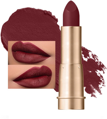 MYEONG Non Transfer Matte Crayon Lipstick | Waterproof & Smudgeproof | Maroon(Maroon, 3.5 g)