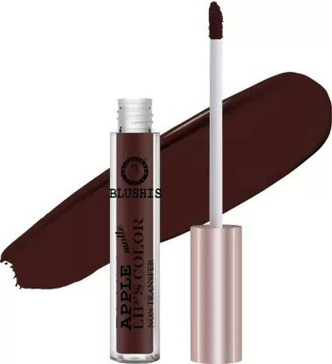 K3NTERPRISES Apple Matte Lips Color Water Proof Non Transfer Liquid(Dark Brown, 6 ml)