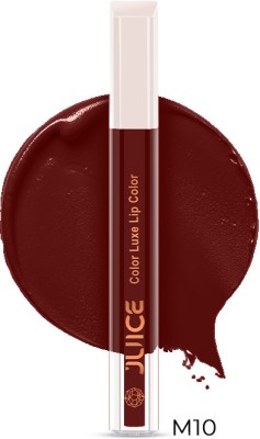 Juice Matte Color Luxe Vegan Lip Color With Goodness of Bio Retinol & SPF 15 UVA+UVB(Lucky Red - M10, 2.5 ml)