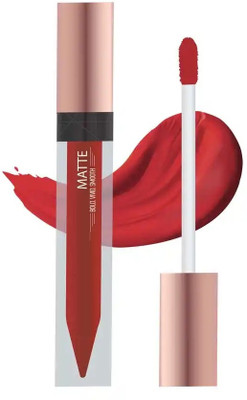 FLORERO Super stay Vinyl Ink Liquid Lipstick, Unrivaled High Shine(Hot red, 6 ml)