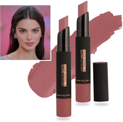 ADJD Best Non Transfer Color Sensational Creamy Matte Rose Lipstick(Rose, 7 g)