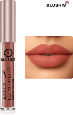 BLUSHIS Liquid Matte Lipstick Waterproof & Transferproof(Light Brown, 5 ml)